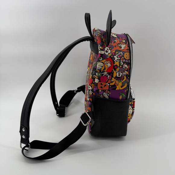 Loungefly‎ Disney Parks Halloween Characters Mini Backpack Mickey Minnie Donald